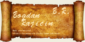 Bogdan Rajičin vizit kartica